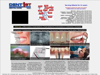 Web site www.dentfirst.com, Dentfirst Dental Care