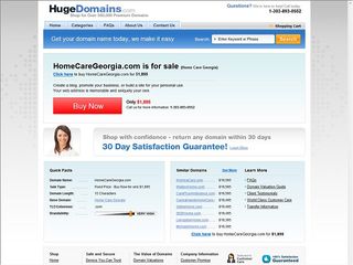 Web site www.homecaregeorgia.com, Home Care Georgia